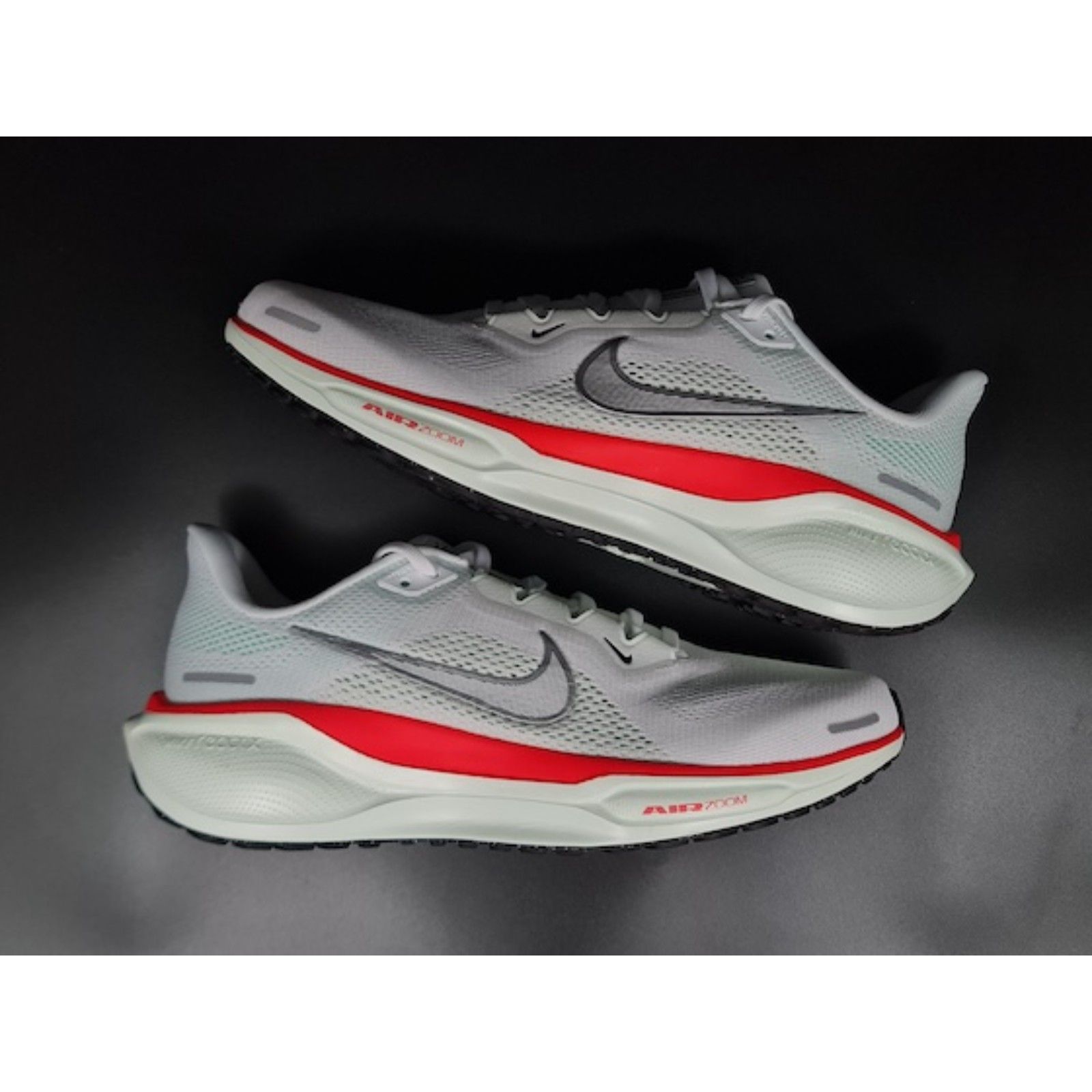 Nike Air Zoom Pegasus 41 Barelygreen Crimson Metallicsilver. Size 7 - Fd2722-115